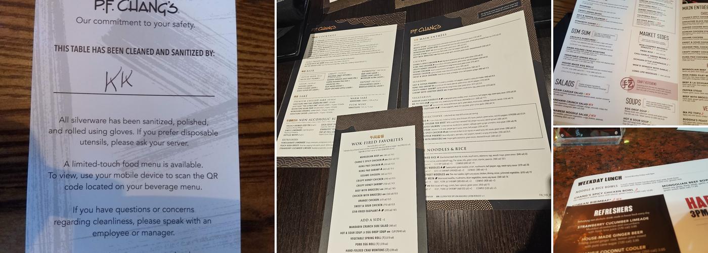 P.F. Chang's Menu