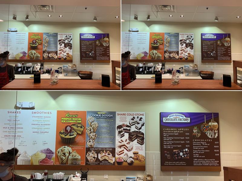 Cold Stone Creamery Menu