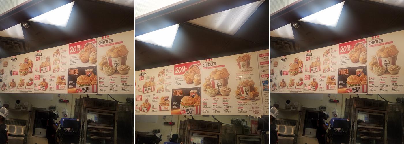KFC Menu