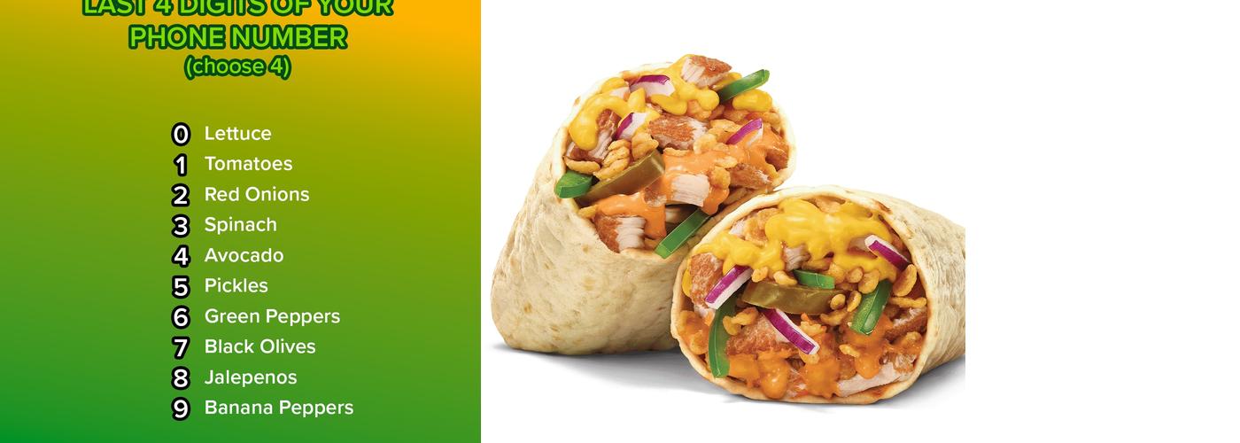 Subway Menu