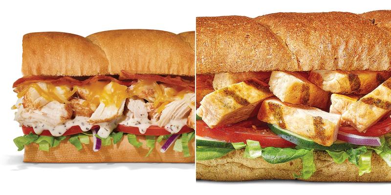 Subway Menu