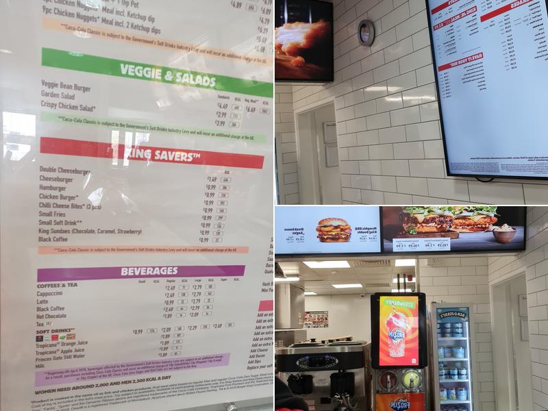 Burger King Menu