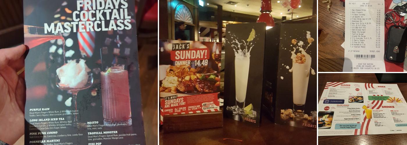 TGI Fridays - Reading Caversham Road Menu