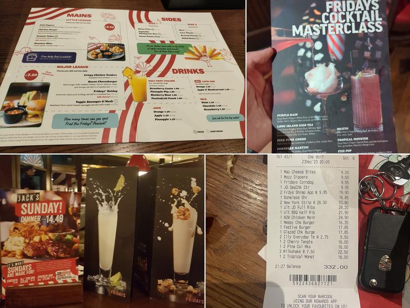 TGI Fridays - Reading Caversham Road Menu