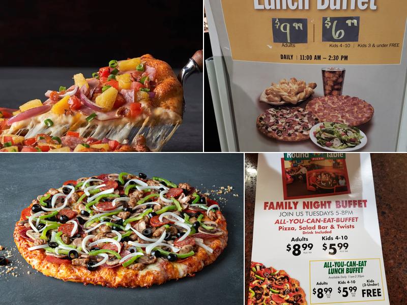 Round Table Pizza Menu