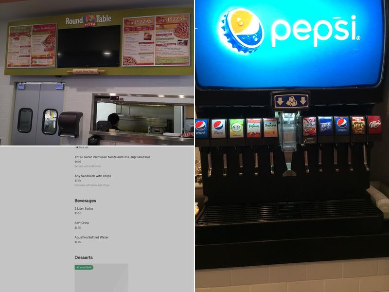 Round Table Pizza Menu