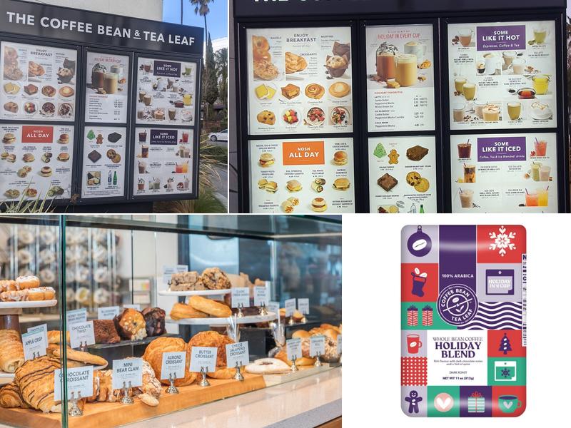 The Coffee Bean & Tea Leaf Menu