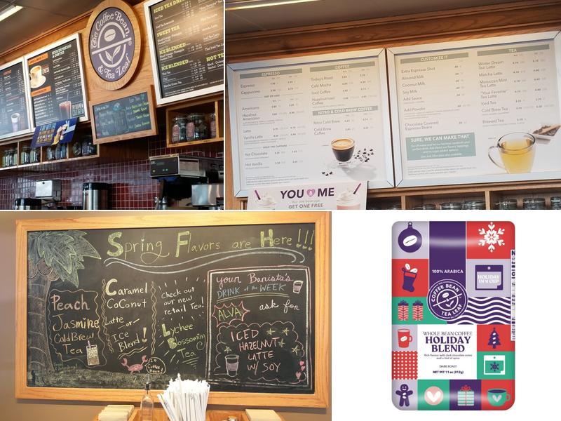 The Coffee Bean & Tea Leaf Menu
