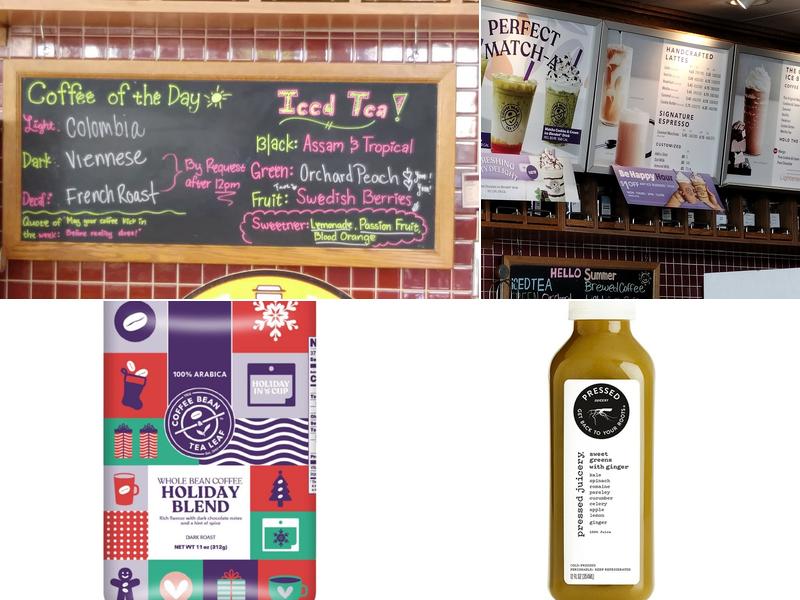 The Coffee Bean & Tea Leaf Menu