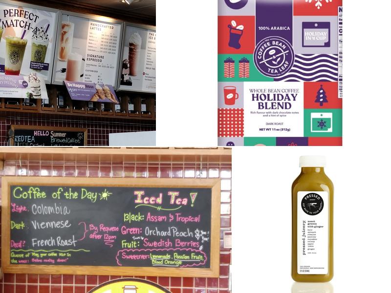 The Coffee Bean & Tea Leaf Menu