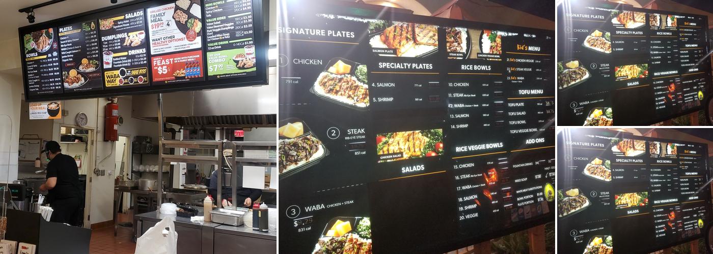 WaBa Grill Menu