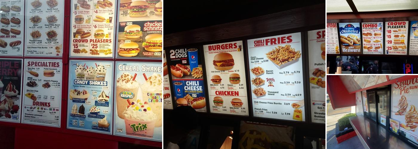 Wienerschnitzel Menu