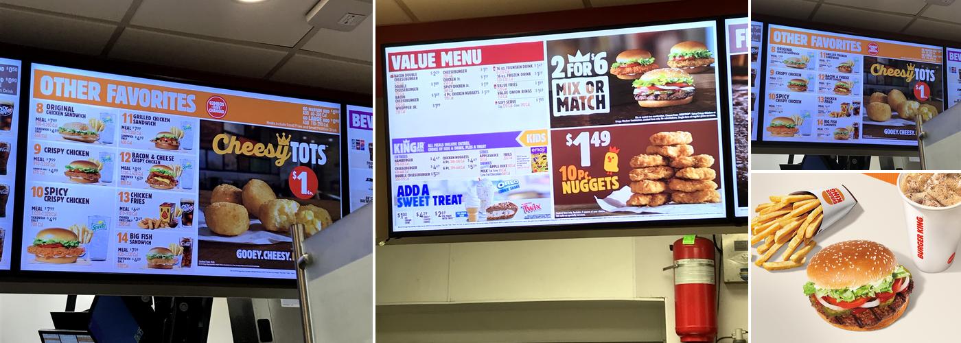 Burger King Menu
