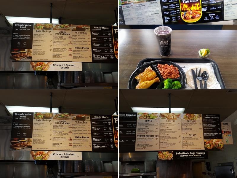 El Pollo Loco Menu