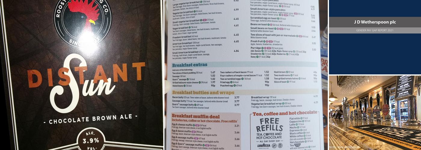 The Queen Hotel - JD Wetherspoon Menu