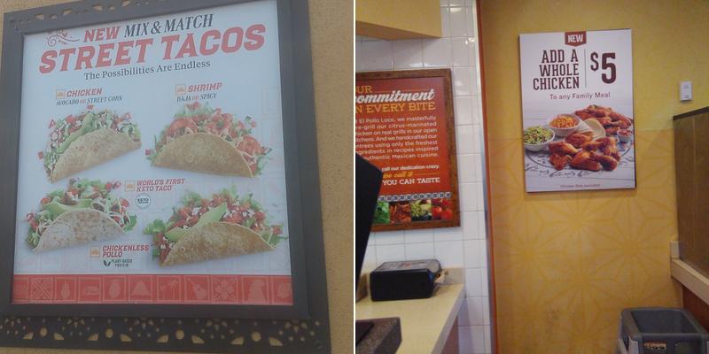 El Pollo Loco Menu