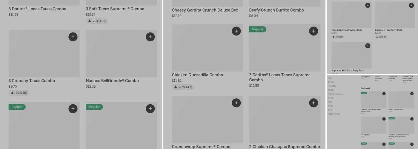 Taco Bell Menu