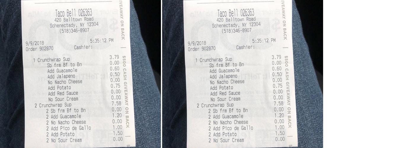 Taco Bell Menu