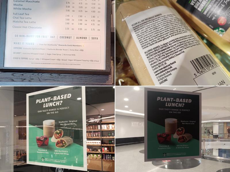 Starbucks Coffee Menu