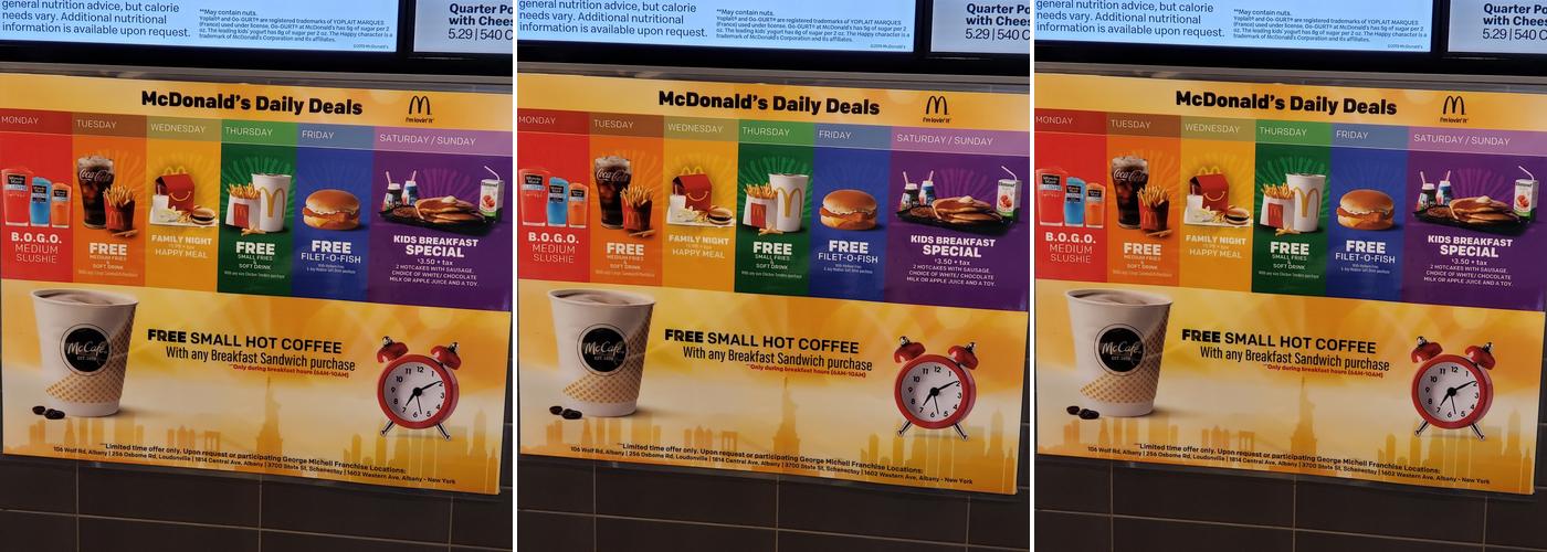 McDonald's Menu