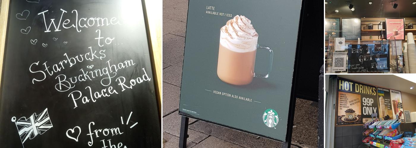 Starbucks Coffee Menu