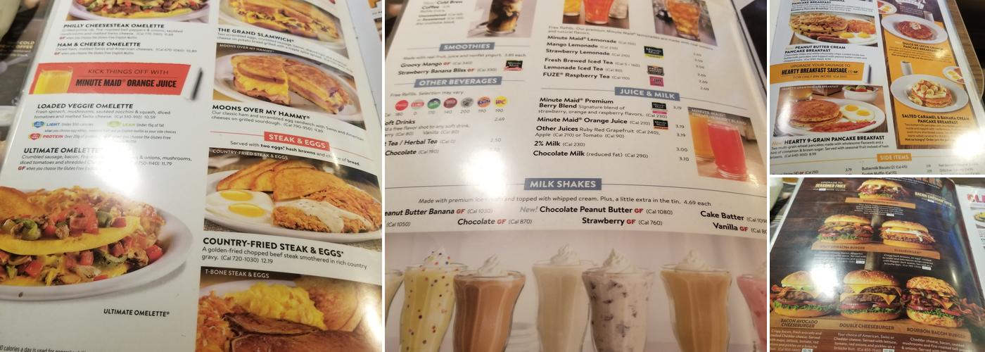 Denny's Menu