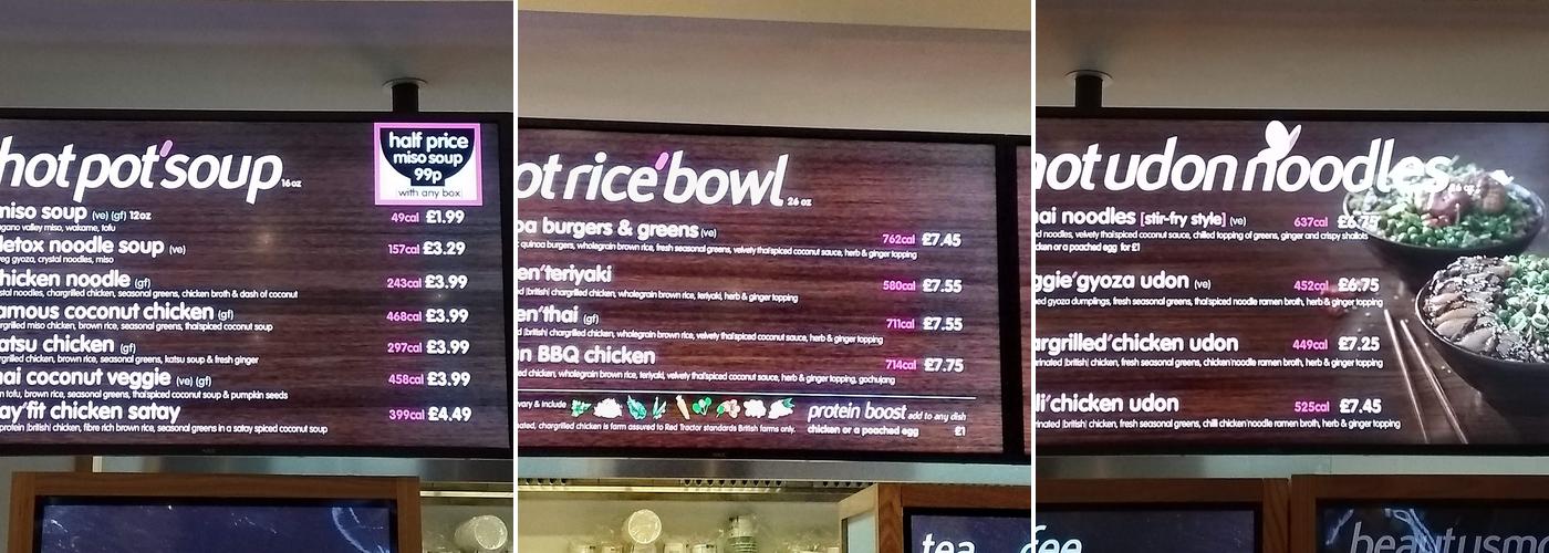 itsu - Queen Victoria St Menu