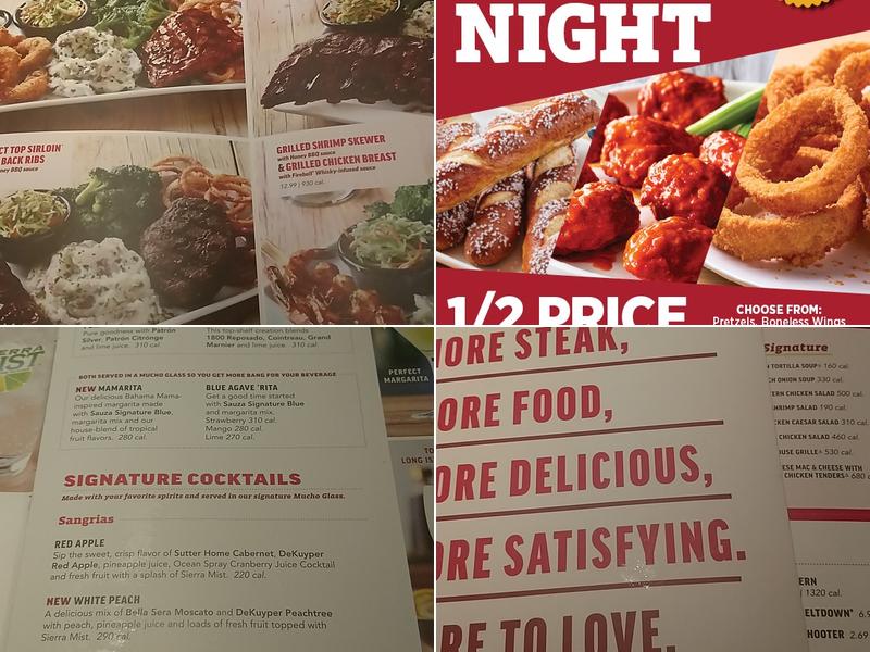 Applebee's Grill + Bar Menu