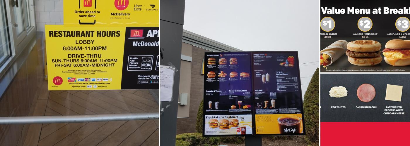 McDonald's Menu