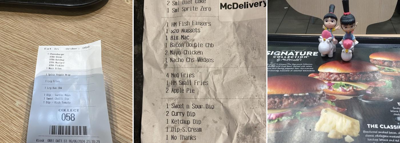 McDonald's Menu