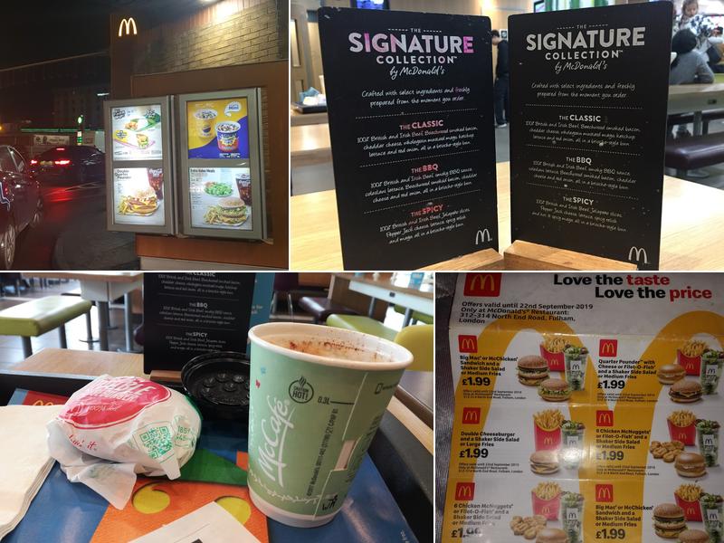 McDonald's Menu