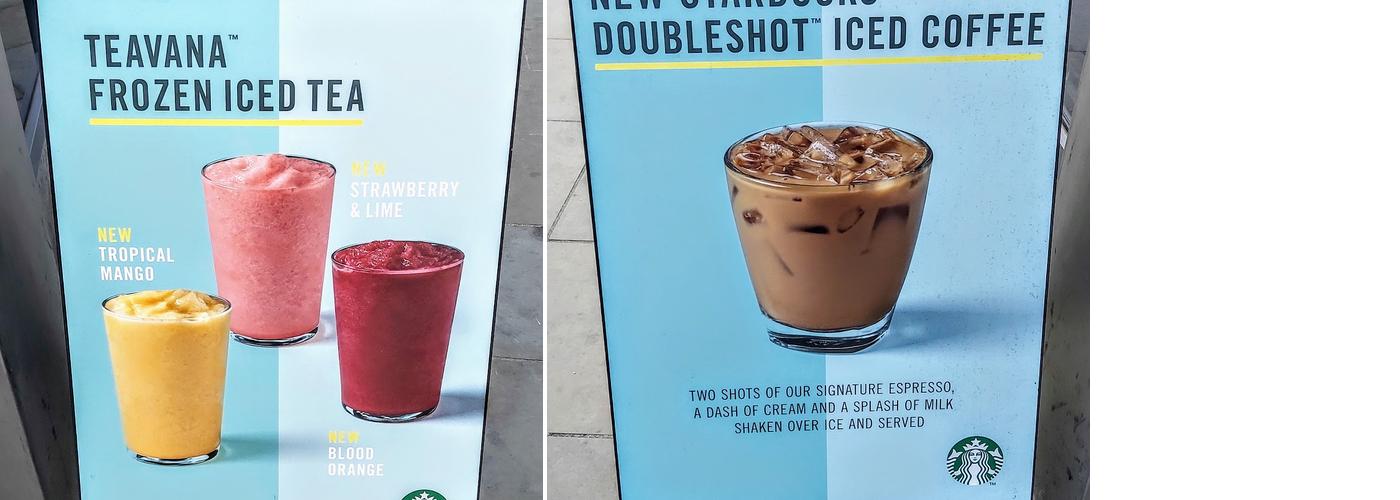 Starbucks Coffee Menu