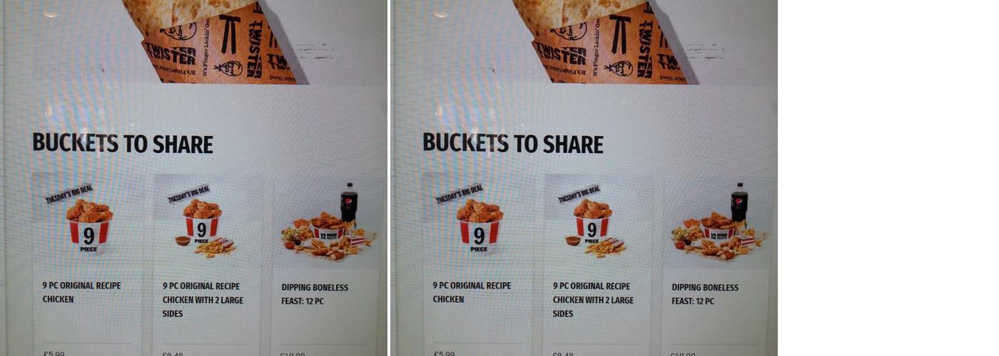 KFC Sutton - High Street Menu