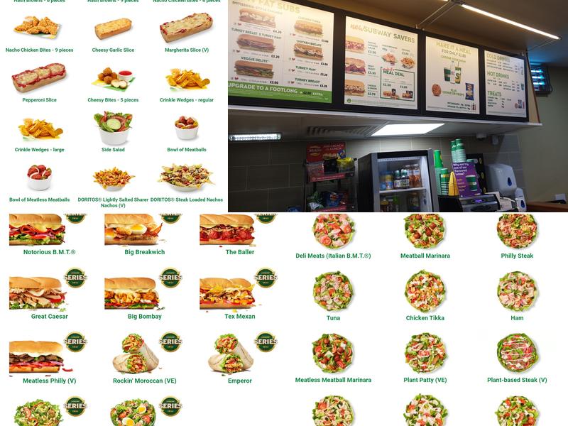 Subway Menu