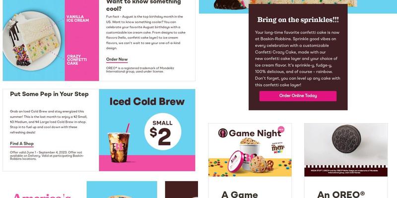 Baskin-Robbins Menu