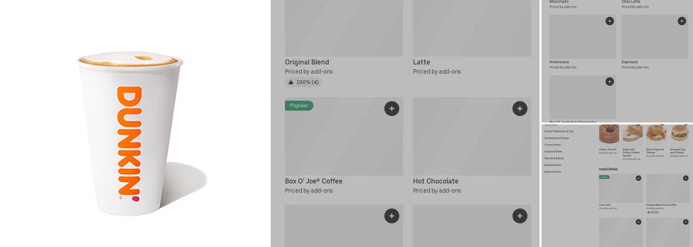 Dunkin' Menu