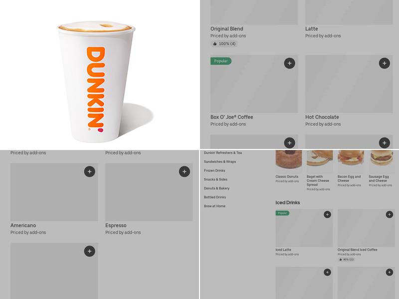 Dunkin' Menu