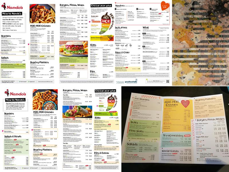 Nando's West Hampstead Menu