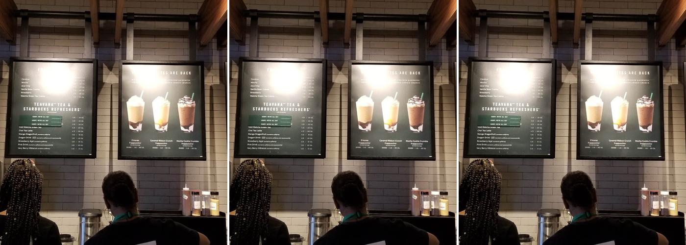 Starbucks Menu
