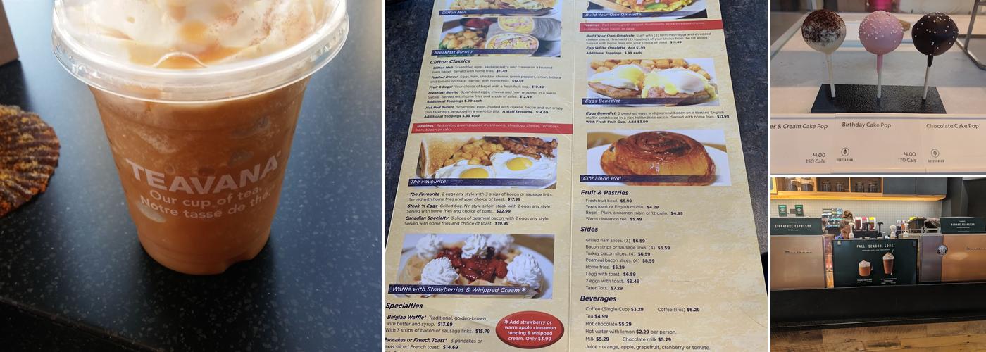 Starbucks Menu