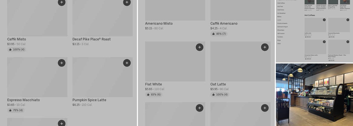 Starbucks Menu
