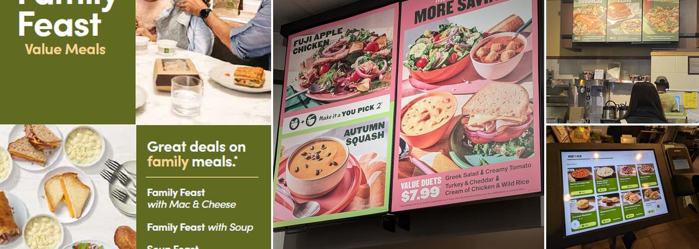 Panera Bread Menu