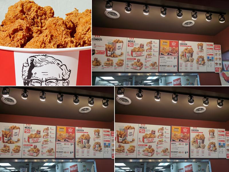KFC Menu