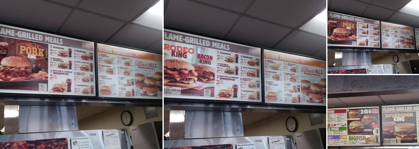 Burger King Menu