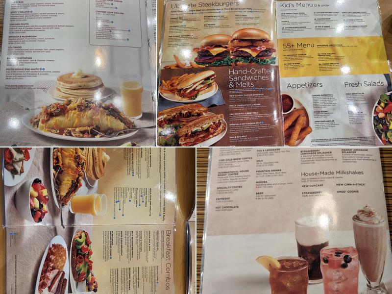 IHOP Menu