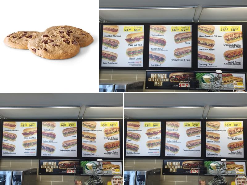 Subway Menu