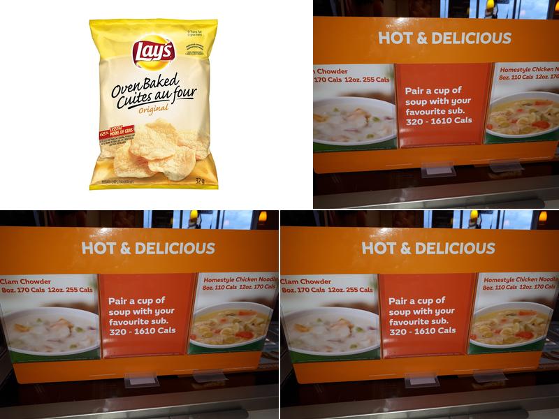 Subway Menu
