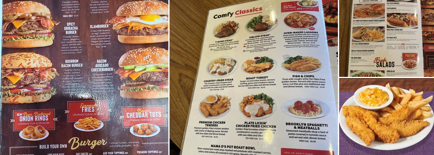 Denny's Menu