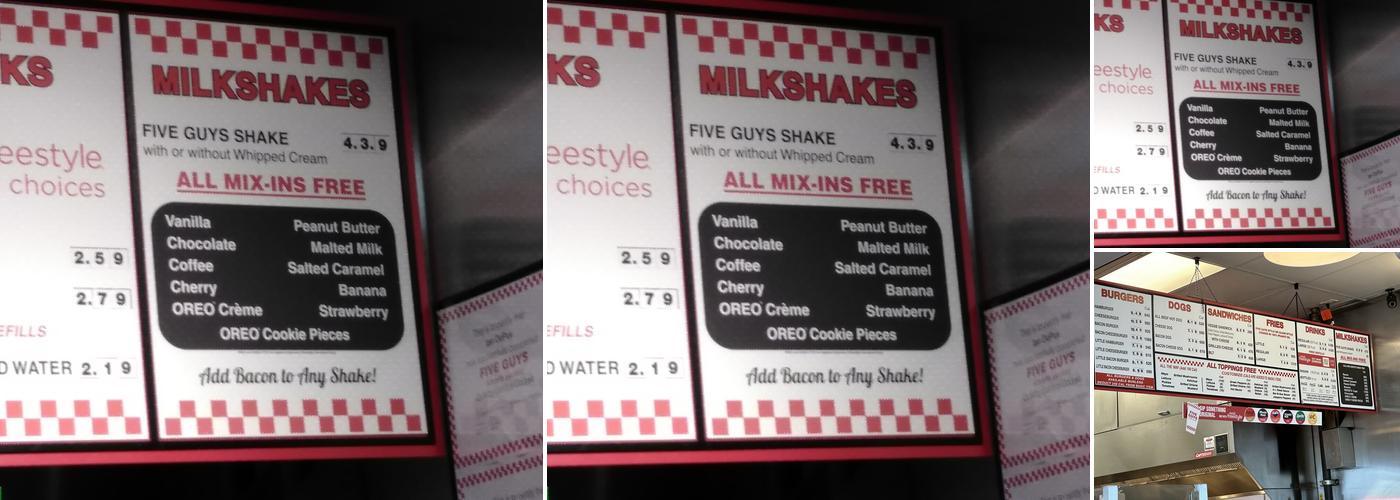 Five Guys Menu