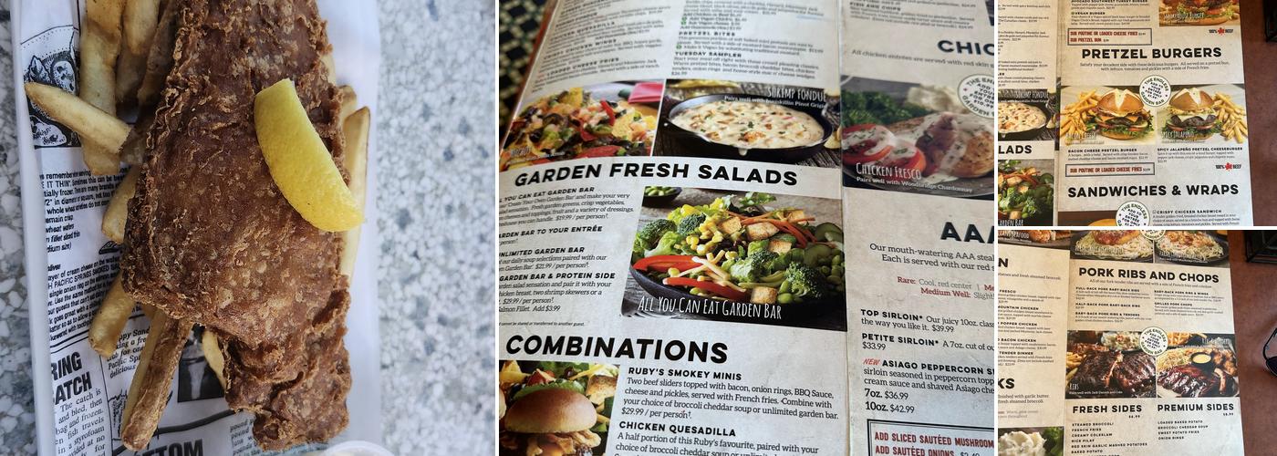Ruby Tuesday Menu